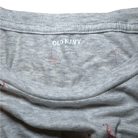 Old Navy Men’s Soft-Washed Printed Crewneck T-Shirt Pink Flamingos Size XL - Picture 6 of 8